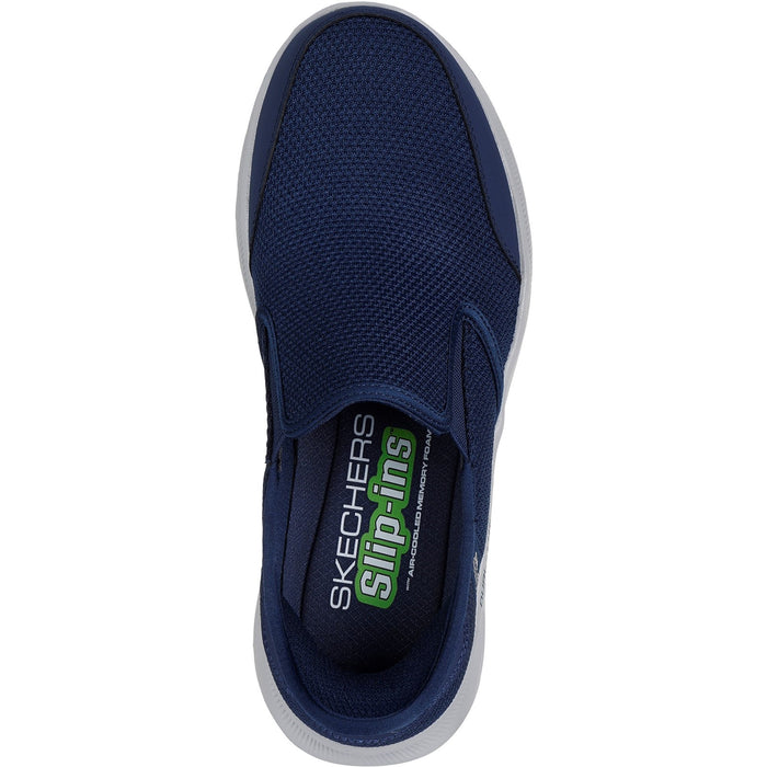 Skechers Mens Equalizer 5.0 Drayze 232926-NVY Navy Slip On Shoes
