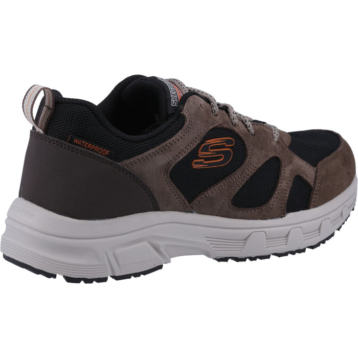 Skechers Mens Oak Canyon Sunfair 237348-BRBK Brown/Black Lace Up Shoes