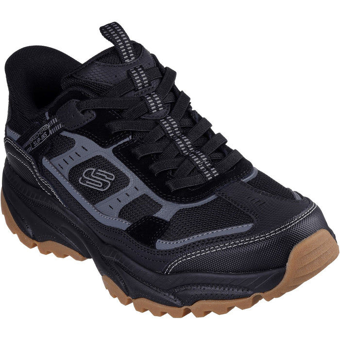 Skechers Mens Vigor AT 237744-BBK Black Slip On Shoes