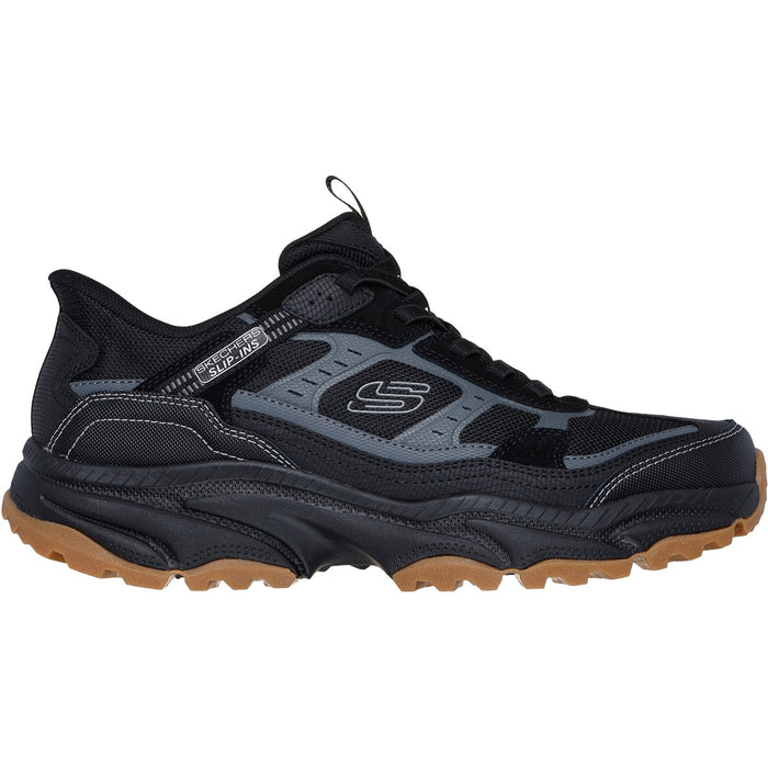 Skechers Mens Vigor AT 237744-BBK Black Slip On Shoes