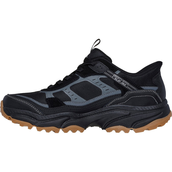 Skechers Mens Vigor AT 237744-BBK Black Slip On Shoes