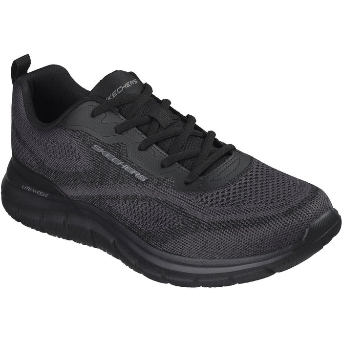 Skechers Track Pohlter Textile Men's Black Trainers
