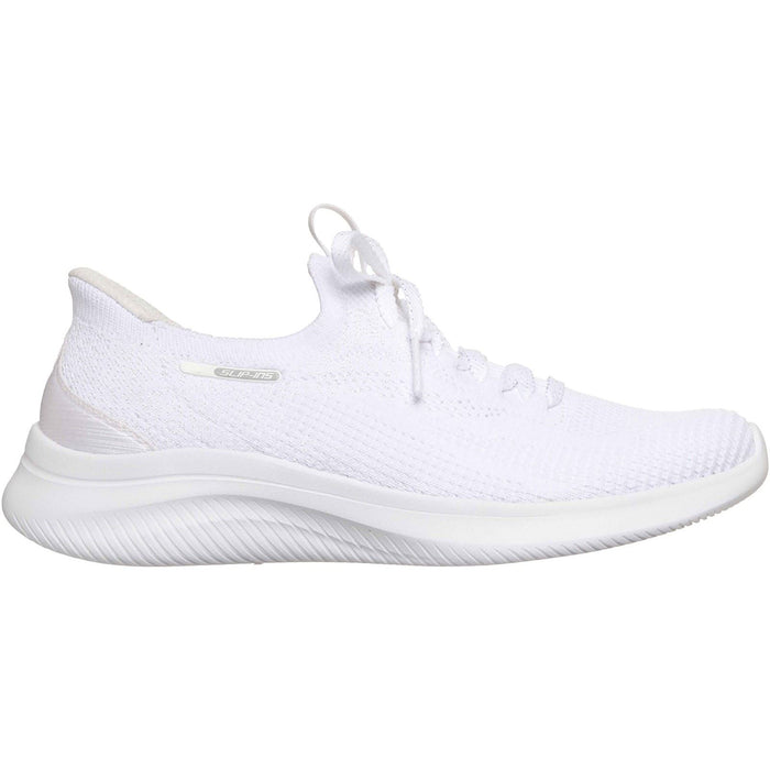Skechers Ultra Flex 4.0 Textile Women's White Standard Trainers