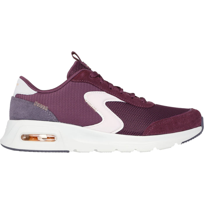 Skechers Womens Skech-Air Court Air Wave 150076-BUMT Burgundy/Multi Lace Up Shoes