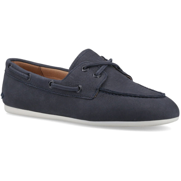 Sperry Slim Boat Shoe Leather Women's Navy Boat Shoes