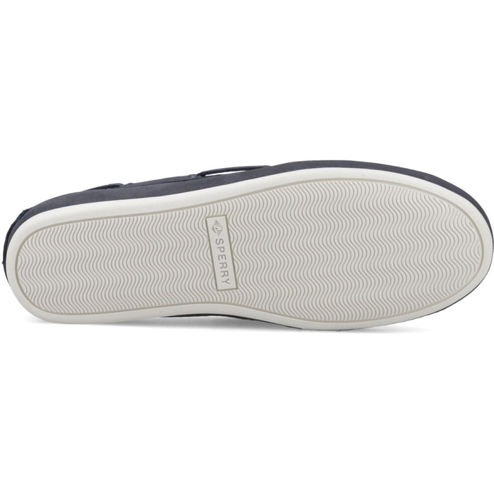 Sperry Slim Boat Shoe Leather Women's Navy Boat Shoes