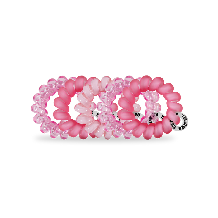 Spiral Hair Coils | Tiny | Pretty in Pink Hair Ties
