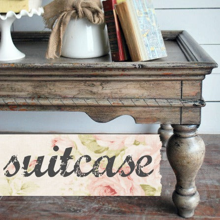Suitcase | Milk Paint - Piglet's Closet