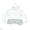 Sweatshirt Hoodie By Pilcro In White, Size: S