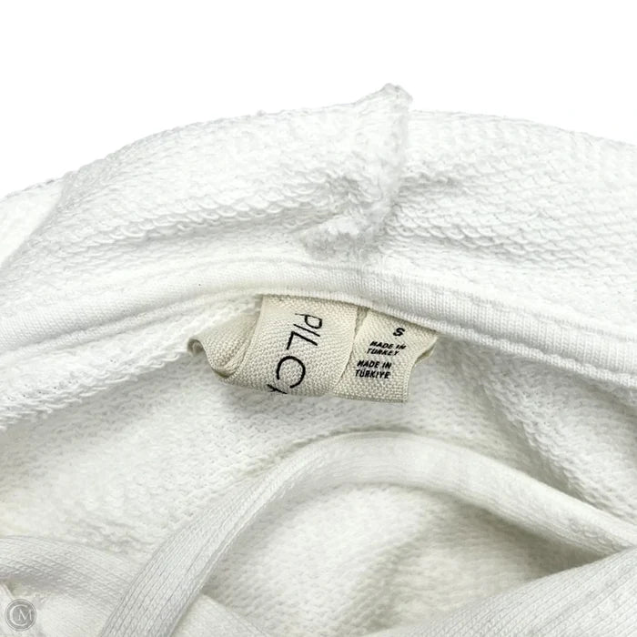 Sweatshirt Hoodie By Pilcro In White, Size: S