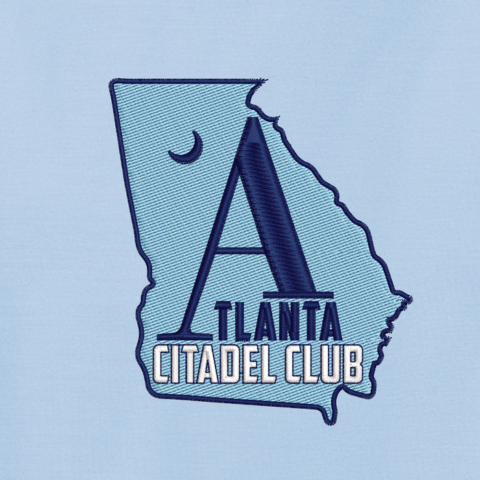 The Citadel , Atlanta Citadel Club, Brooks Brothers® Wrinkle-Free Stretch Pinpoint Shirt - Newport Blue