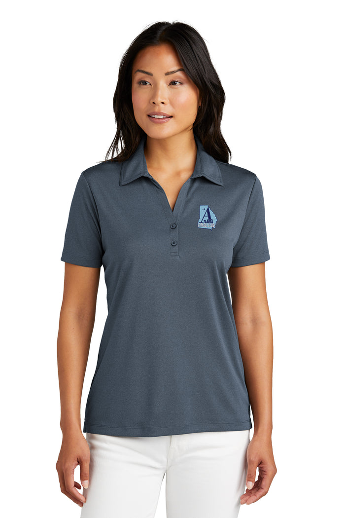 The Citadel, Atlanta Citadel Club, TravisMathew Ladies Coto Performance Polo Shirt - Vintage Indigo