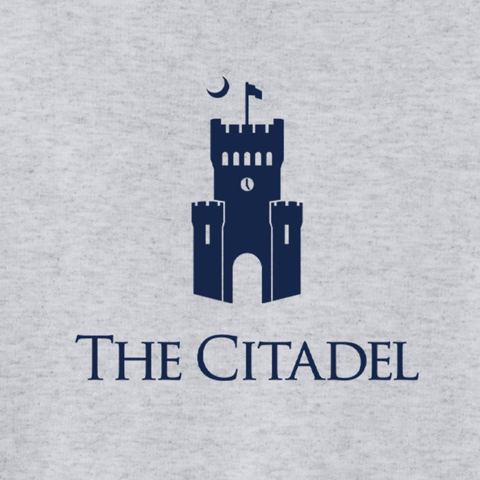 The Citadel, Barracks, Easy Fleece Pullover Hooded Sweatshirt - Ash