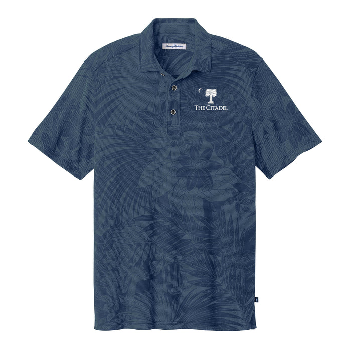 The Citadel, Big Red, Palm Tree Logo, Tommy Bahama® Santiago Paradise Polo - Blue