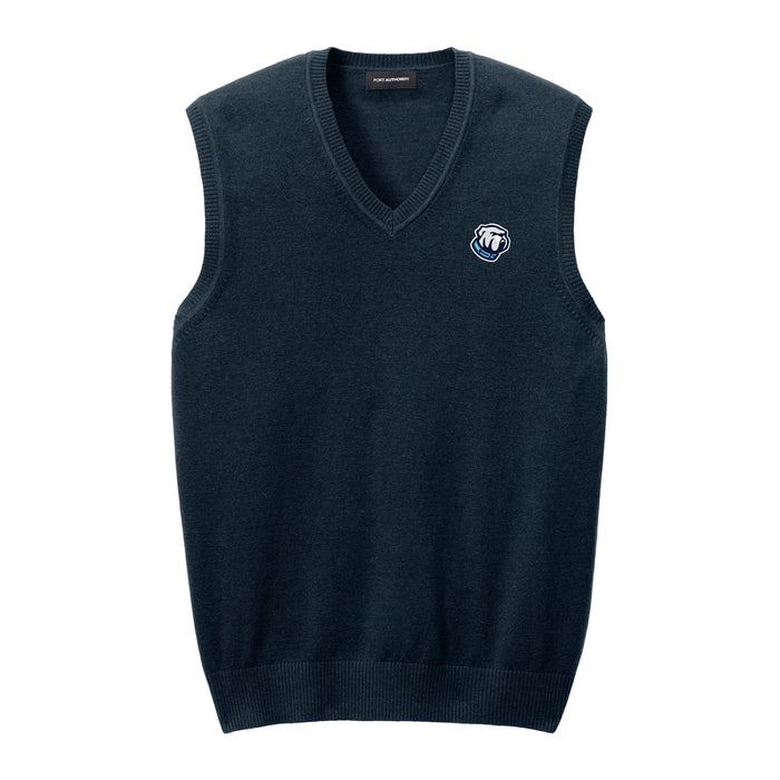The Citadel, Bulldog, Easy Care Sweater Vest - Navy