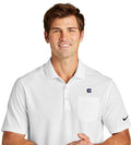 The Citadel C Nike Dri-FIT Micro Pique 2.0 Pocket Polo-White