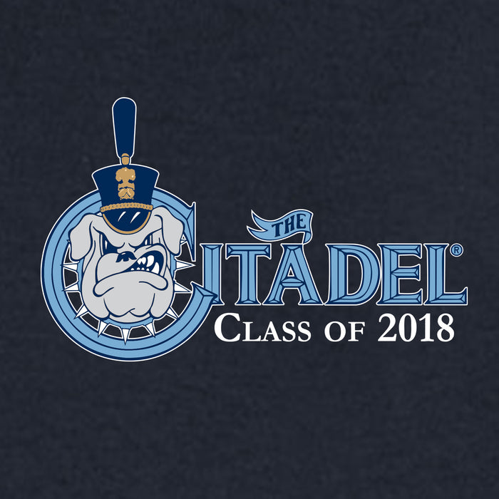 The Citadel, Class of 2018, Spike,  Champion Jersey Tee- Navy