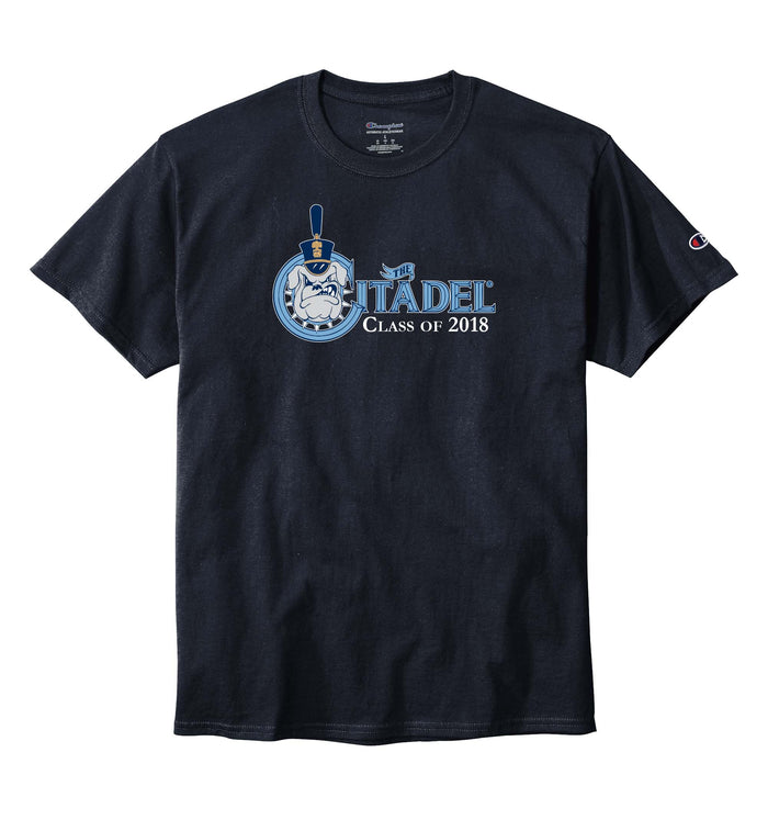 The Citadel, Class of 2018, Spike,  Champion Jersey Tee- Navy