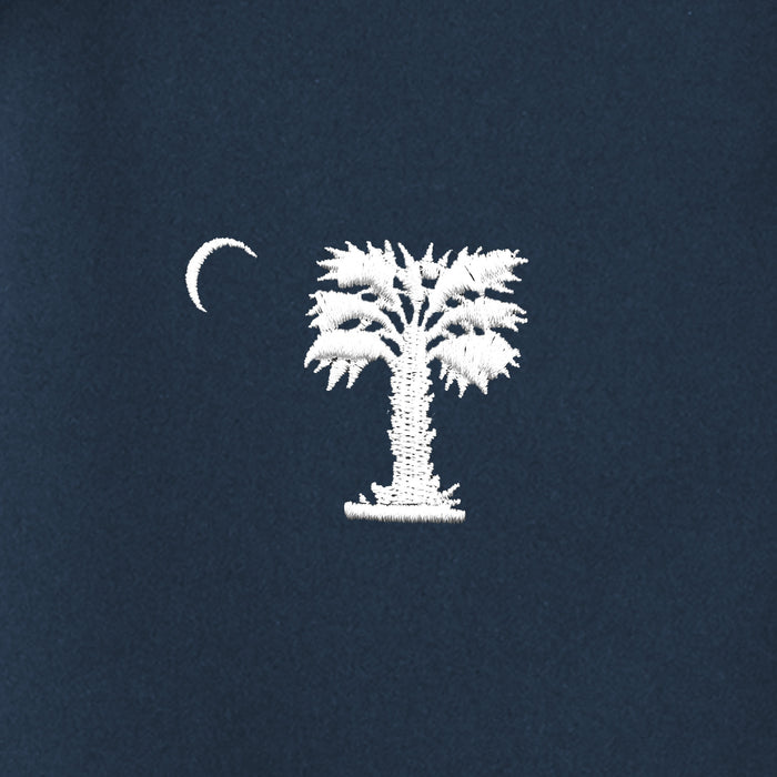 The Citadel Palmetto Long Sleeve Stretch Shirt-Navy