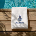 The Citadel, Spike Logo,  White Beach Towel