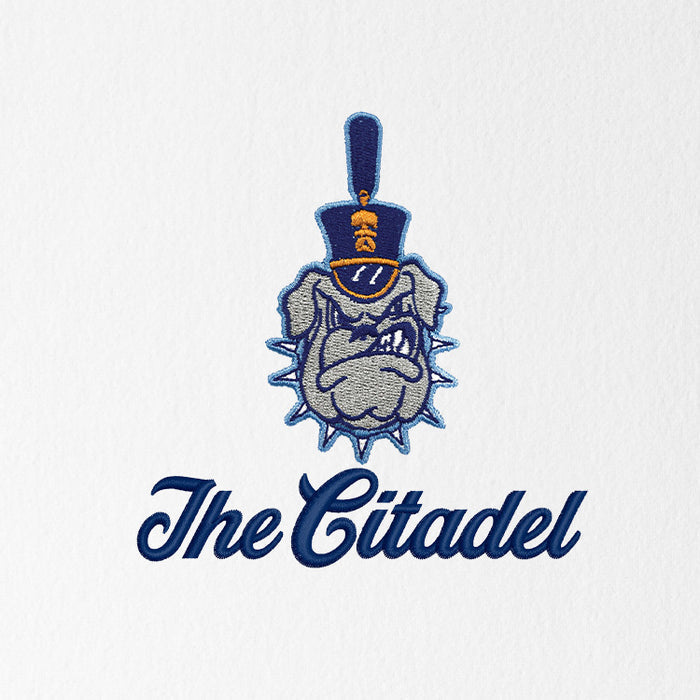The Citadel, Spike Logo,  White Beach Towel