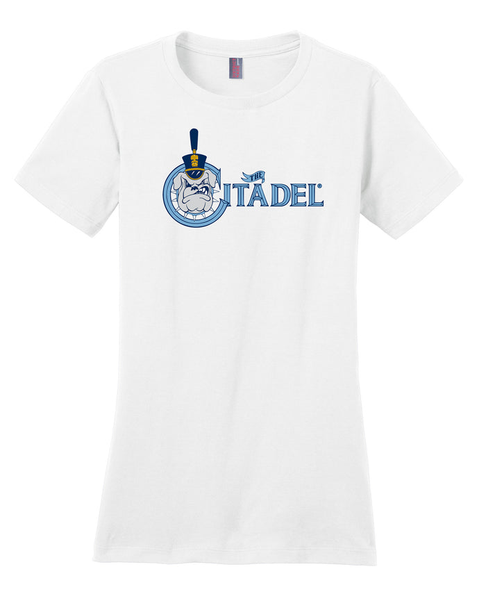 The Citadel Spike Women’s Perfect Weight ® Tee-White