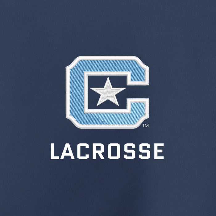 The Citadel Sports - Lacrosse, C Star, Sport-Tek® Sport-Wick® Stretch 1/4-Zip Pullover - Navy