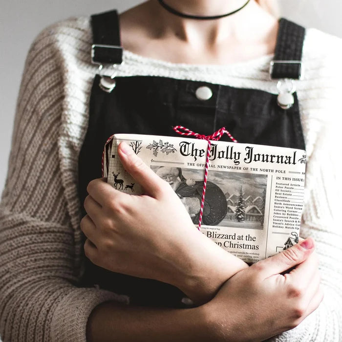 The Jolly Journal Newspaper Gift Wrap + Activity Sheets - bubblegum market