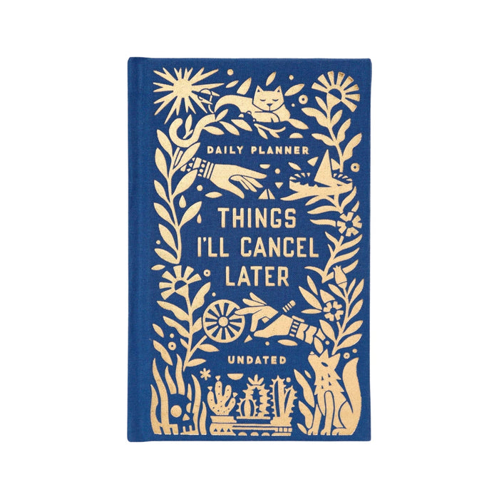 Things I'll Cancel Later Undated Mini Planner - bubblegum market