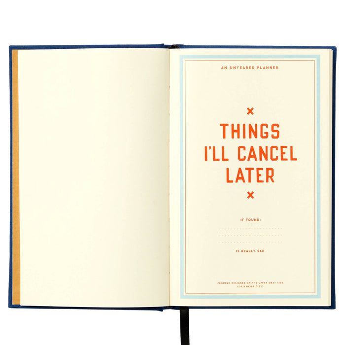 Things I'll Cancel Later Undated Mini Planner - bubblegum market