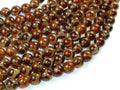 Tibetan Agate Beads, 8mm Round Beads-BeadBasic