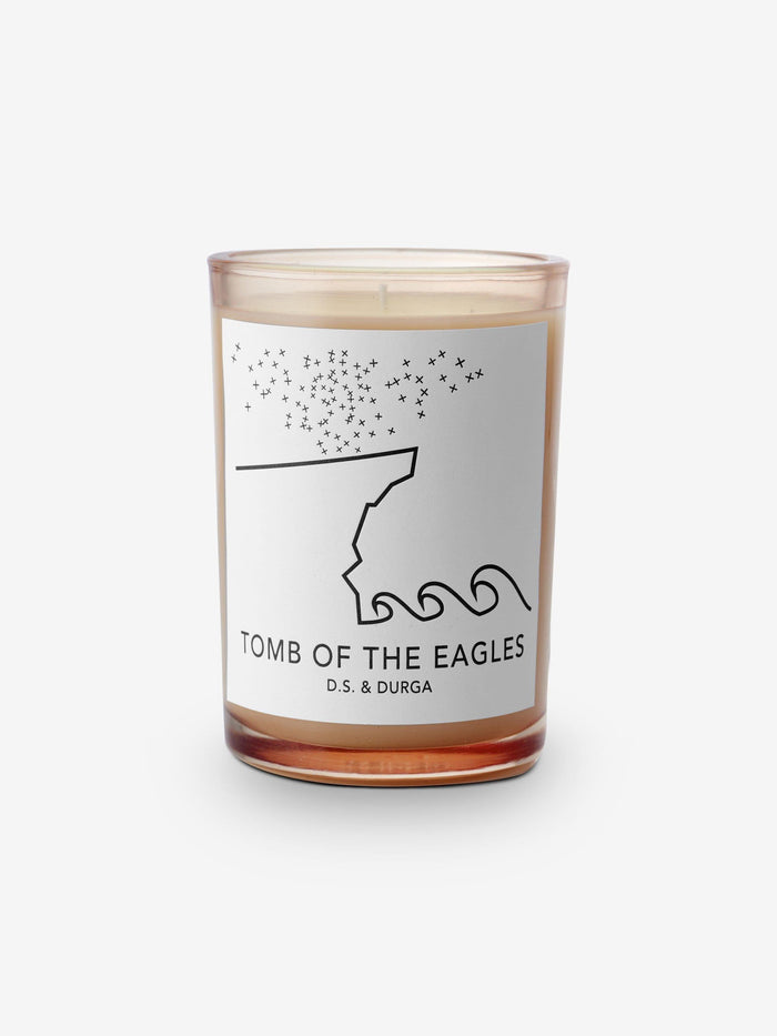 D.S. & Durga Tomb of the Eagle Candle by D.S. & Durga Home Accessories New Candles and Home Fragrance 4" H x 2.75" Diameter / Natural / Wax