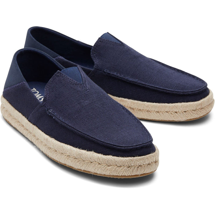 TOMS Alonso Jute Men's Navy Espadrilles