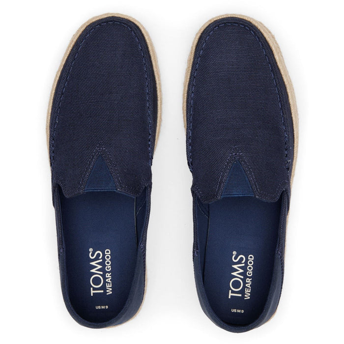 TOMS Alonso Jute Men's Navy Espadrilles