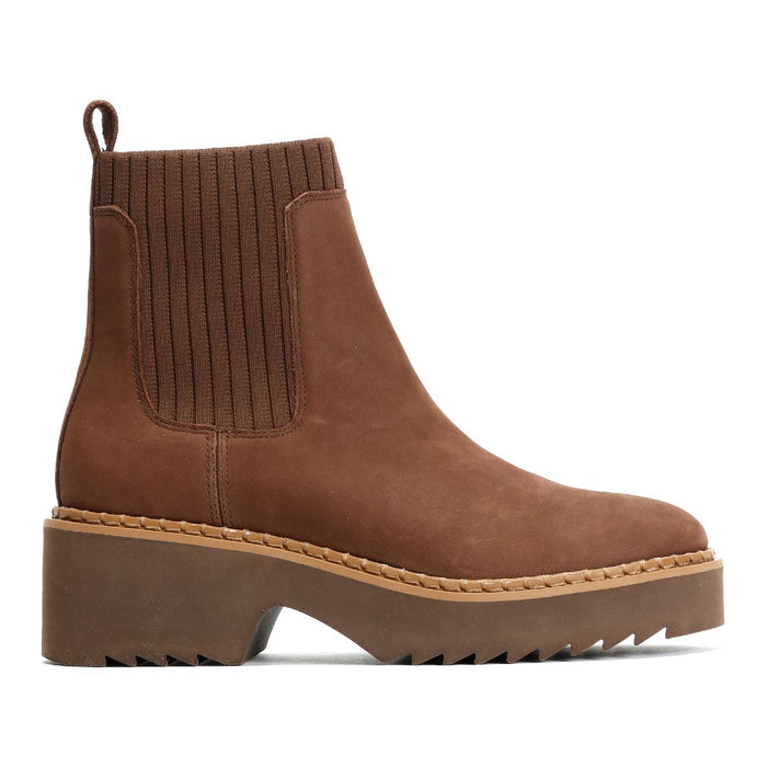 TOMS Millie Nubuck Leather Women's Dark Brown Boots