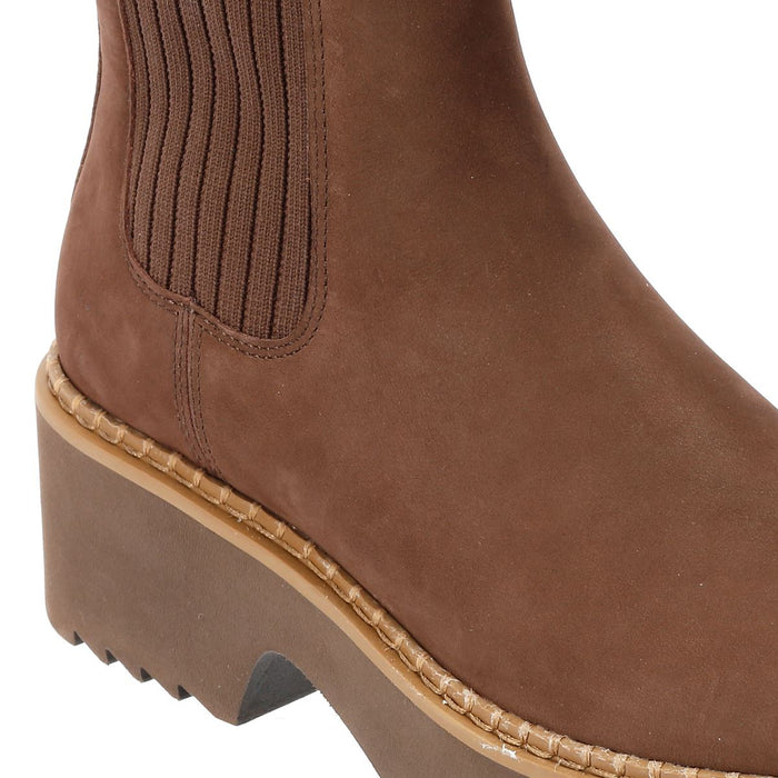 TOMS Millie Nubuck Leather Women's Dark Brown Boots