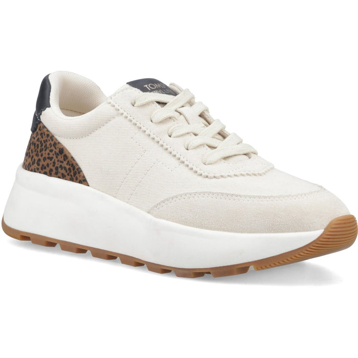 TOMS Trvl Lite Wedge Leather Women's Cheetah Print Trainers