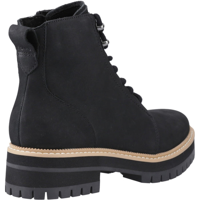 TOMS Wylder Leather Women's Black Boots
