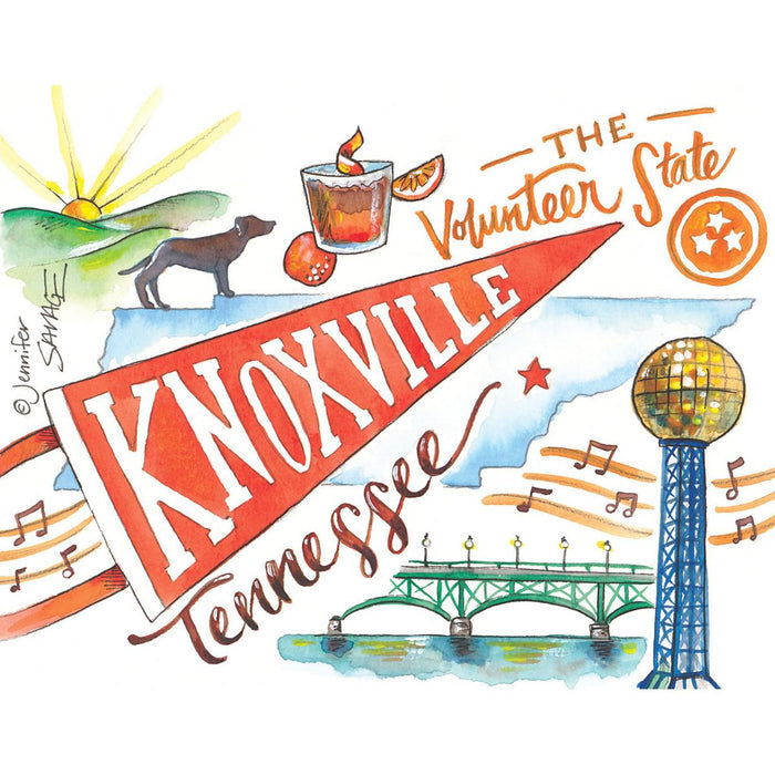 True South Visit College Towns Mini Puzzle -Knoxville