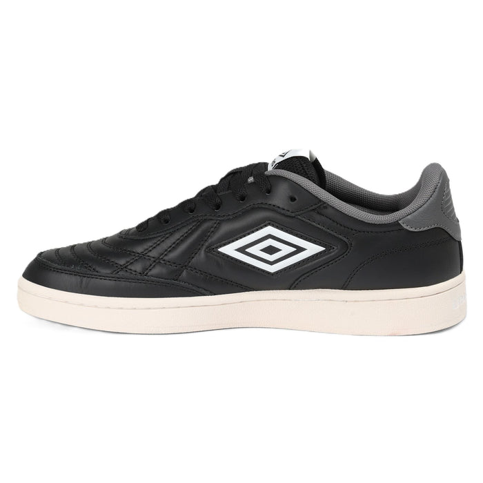 Umbro Clayton Leather Men's Black/Castlerock/White Trainers