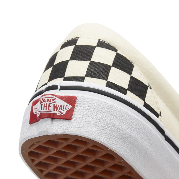 Vans Classic Slip-On Womens Black / White Checkerboard Canvas Trainers