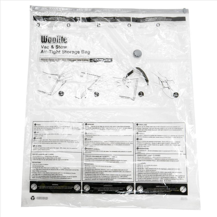 Woolite Nylon Airtight Vacuum Storage Bag -  Jumbo Cube